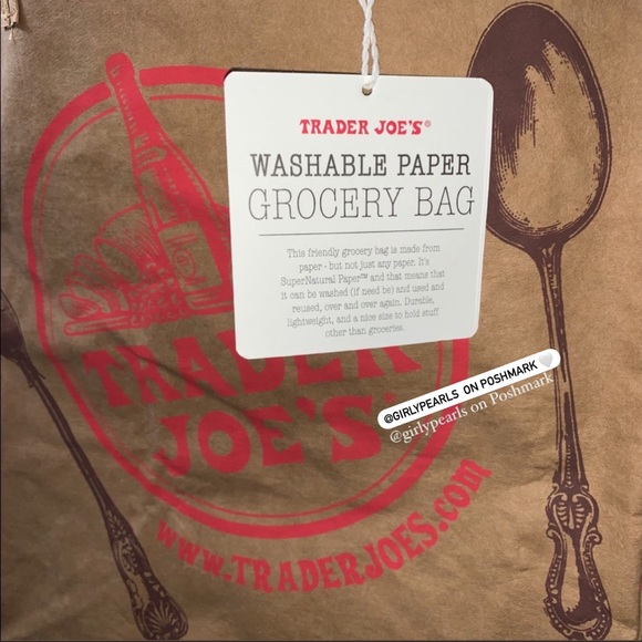 Trader Joe’s Bag Washable Reusable Paper - Picture 6 of 15